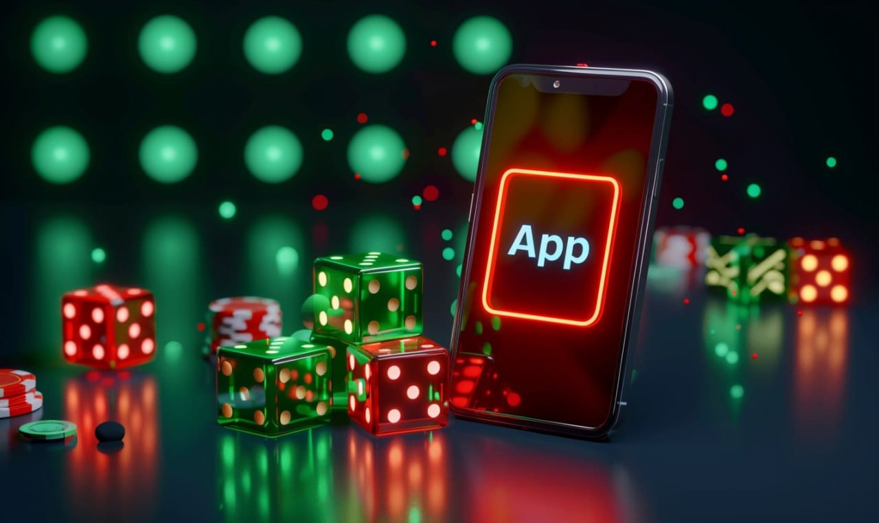iPhone တွင် 6lotter iOS APP ကစားနေသောပုံ
